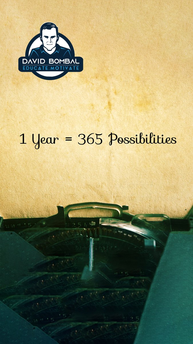 1 Year = 365 Possibilities #DailyMotivation #inspiration #motivation #bestadvice #lifelessons #changeyourmindset