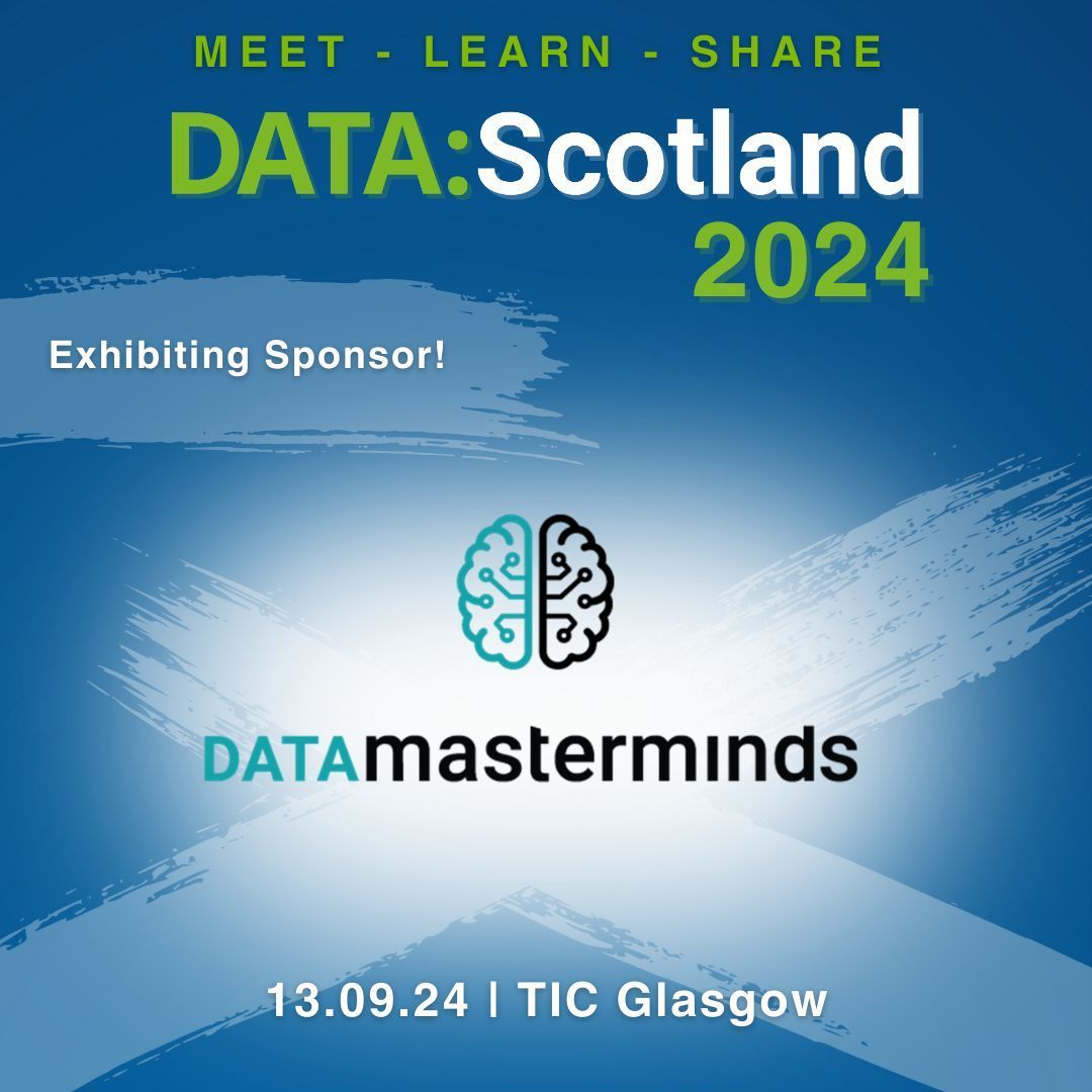 DATA:Scotland (@datascotland) on Twitter photo Thank you to <a href="/datamasterminds/">datamasterminds</a> for returning to #DataScotland2024 as an exhibiting sponsor! 💚💙
Data Masterminds are a leading Microsoft Data Platform consultancy and managed service provider to customers across the globe.
Check out their website: buff.ly/3Wdqpfm Thank you to <a href="/datamasterminds/">datamasterminds</a> for returning to #DataScotland2024 as an exhibiting sponsor! 💚💙
Data Masterminds are a leading Microsoft Data Platform consultancy and managed service provider to customers across the globe.
Check out their website: buff.ly/3Wdqpfm