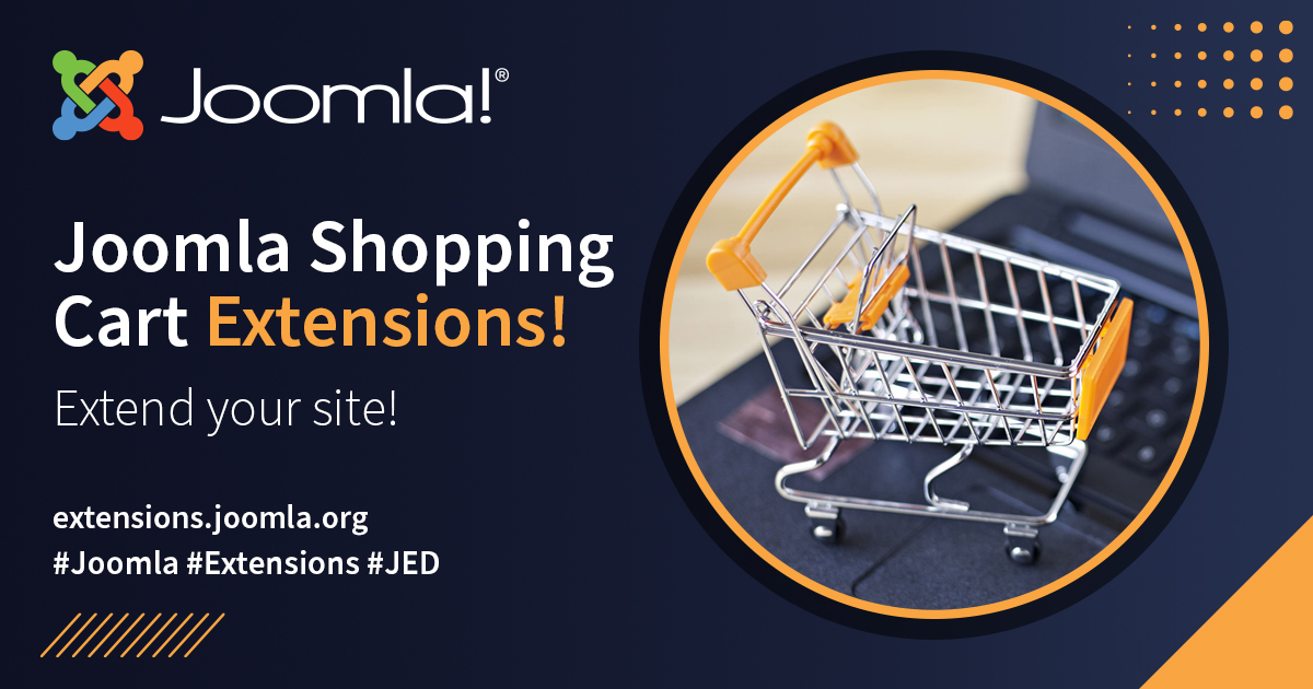Are you planning to launch an online store? Joomla is at your service! Head over to the Joomla Extensions Directory (JED) and navigate our dedicated Shopping Cart Extensions category. #Joomla #JED #Extensions #ECommerce extensions.joomla.org/.../e-commerce…