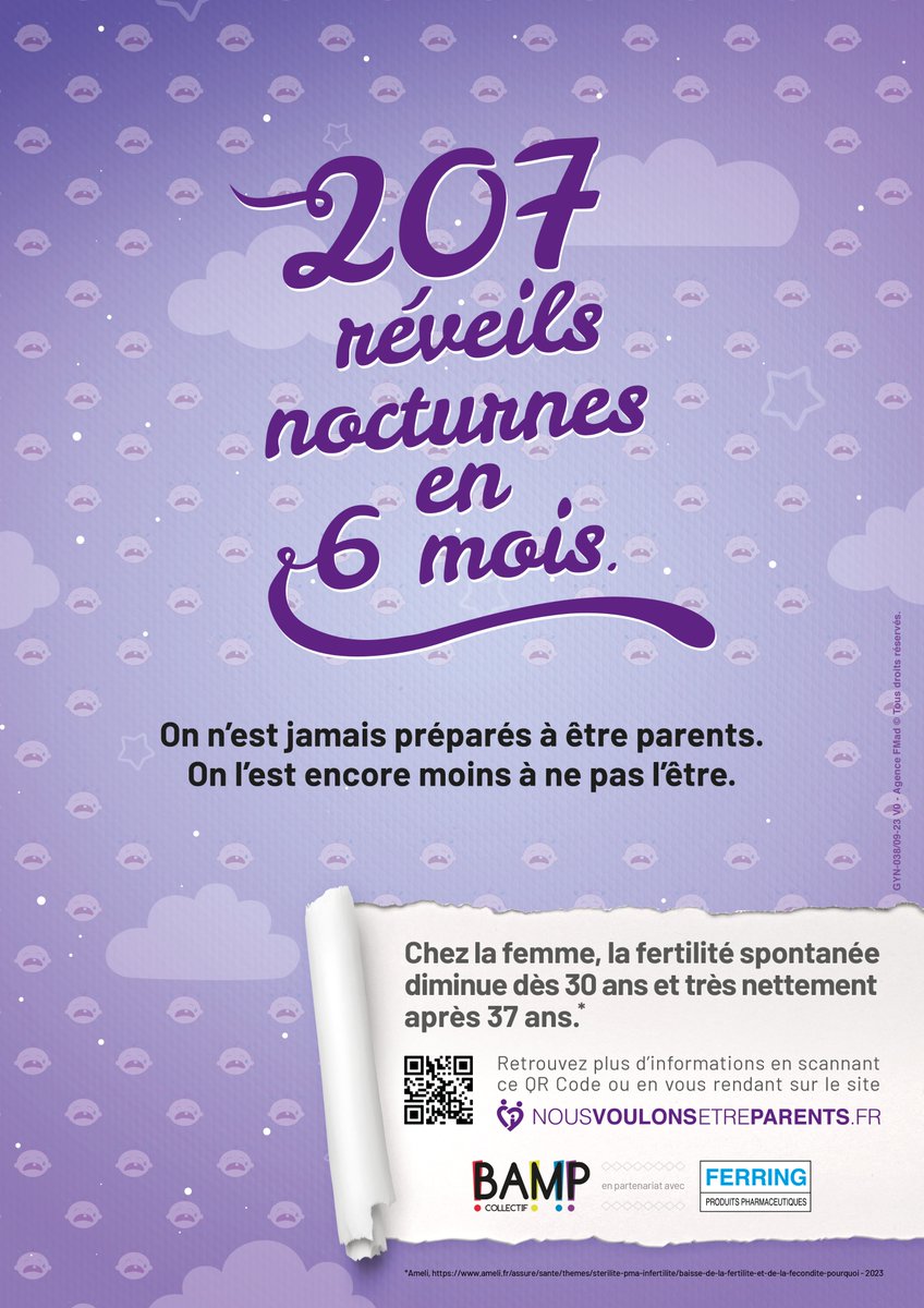 AgenceFMad's tweet photo. @ferring  et @CollectifBAMP  ! lancent ce mois-ci avec FMad la campagne #nousvoulonsetreparents articulée autour d’un claim fort : « On n'est jamais préparés à être parents. On l’est encore moins à ne pas l’être ». 
Cette campagne sera déployée sur les RS jusqu’en juillet 2024. https://t.co/clcKK4qyNw