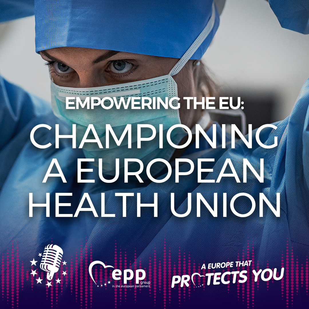 🚨 EPP Group podcast alert! Topic: Championing a European Health Union. With guests: @JarubasAdam, @TomislavSokol, @DolorsMM, @peterliese, @mgracacarvalho, @MariaWalshEU and Dr. Fatima Cardoso (@TbctEu). Listen now 📲 epp.group/s5e12 #EuropeProtects