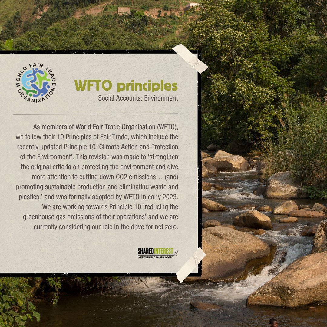 With concern for our environment, we created an Environment Team to strengthen colleagues’ sustainability efforts and knowledge-base. We also follow #WFTO 'Principles of Fair Trade' and we are exploring our role in the drive for #NetZero 🌍 Learn more ⬇️ lght.ly/kh4gekm