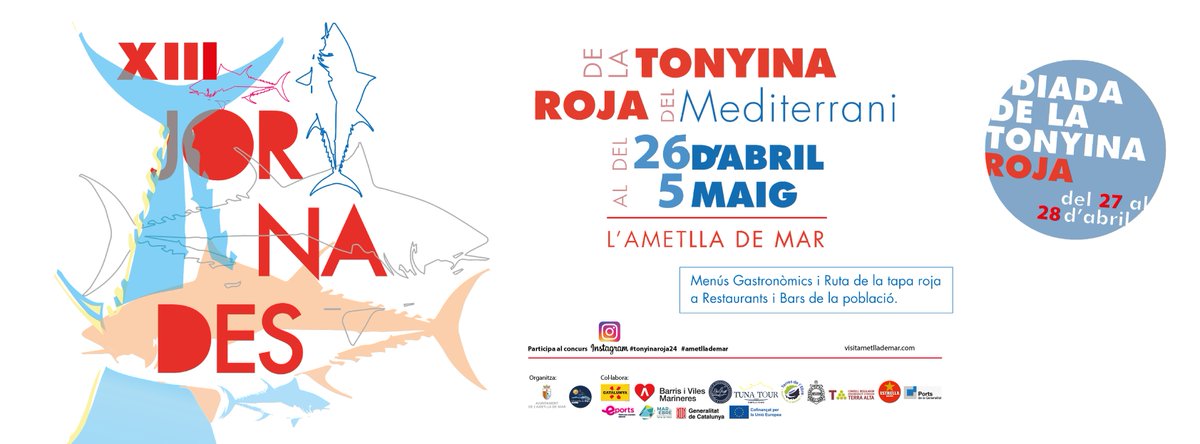 #LAmetlladeMar ja ho té tot apunt per viure, del 26 d’abril al 5 de maig, unes noves Jornades Gastronòmiques de la Tonyina Roja del Mediterrrani. No us les perdeu! 😍 😋 ℹ️ tuit.cat/gqlwn @ametllademartur @terresebretur @somgastronomia #TerresdelEbre