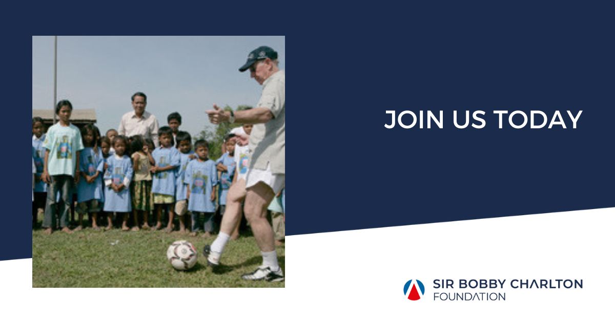 Sir Bobby Charlton set up his charity in 2011 to help people in war-decimated countries play football safely. With your donation, we can enhance the lives of individuals and communities whose lives have been affected by conflict. thesbcfoundation.org/donation/ #SirBobbyCharlton