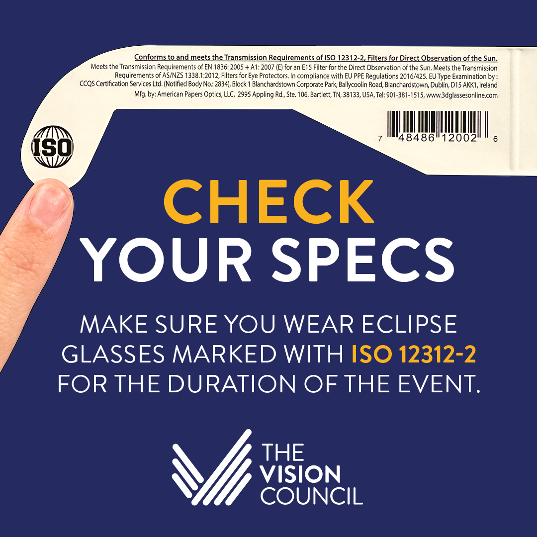 Are you ready for the solar eclipse today? Grab a pair of solar eclipse glasses so you can witness this spectacular event safely! If you have any questions or concerns about your eyesight after the eclipse- contact us at 1-844-GO-TAVEL. #SolarEclipse2024
