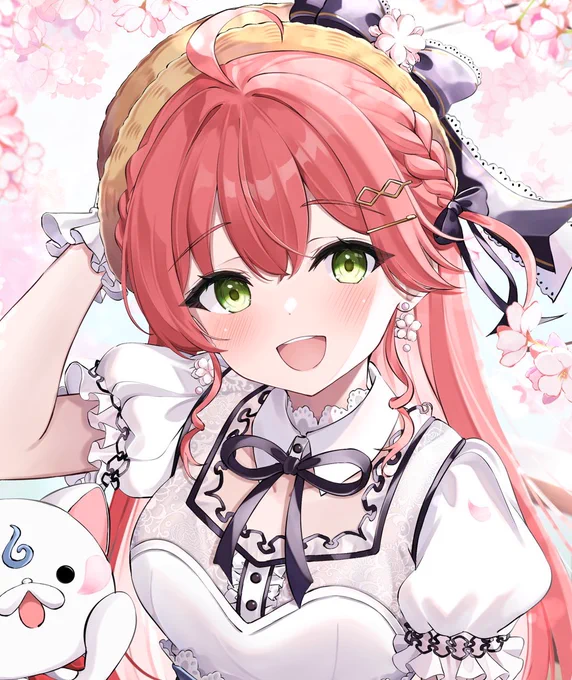 皆さんお久しぶりです!投稿したいイラストが6枚ほどあるのでお楽しみに!次絵のお花見する35pみこちでお会いしましょう〜! 