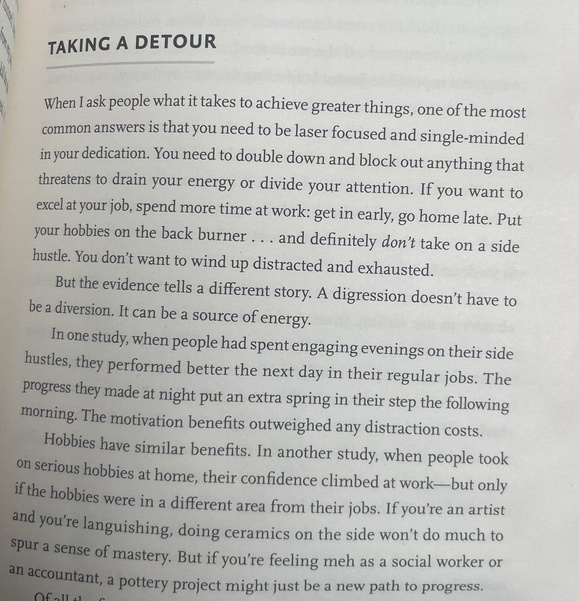 Fascinating by the brilliant @AdamMGrant Adds to my view that more people should have second jobs, as I wrote in the @spectator: spectator.co.uk/article/more-p…