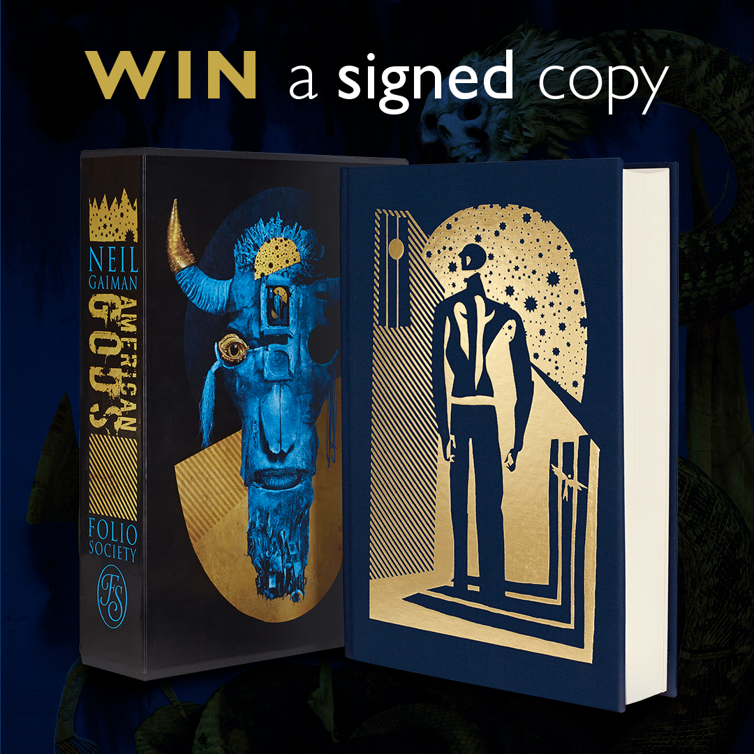 WIN our stunning edition of American Gods, signed by both author @neilhimself and illustrator @DaveMcKean! 📚 To enter, head to our Instagram and follow the instructions: instagram.com/foliosociety/ The competition ends at 23:59 on 15 April 2024. T&Cs apply.