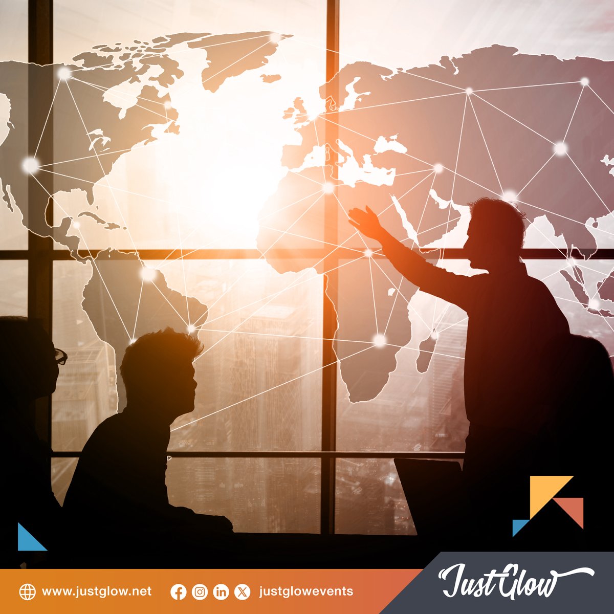 🌍 Global event collaborations are driving innovation and knowledge exchange, bringing together diverse perspectives and expertise from around the world. #JustGlowEvents #CorporateEvents #GlobalCollaborations #Innovation #KnowledgeSharing #Global #Collab