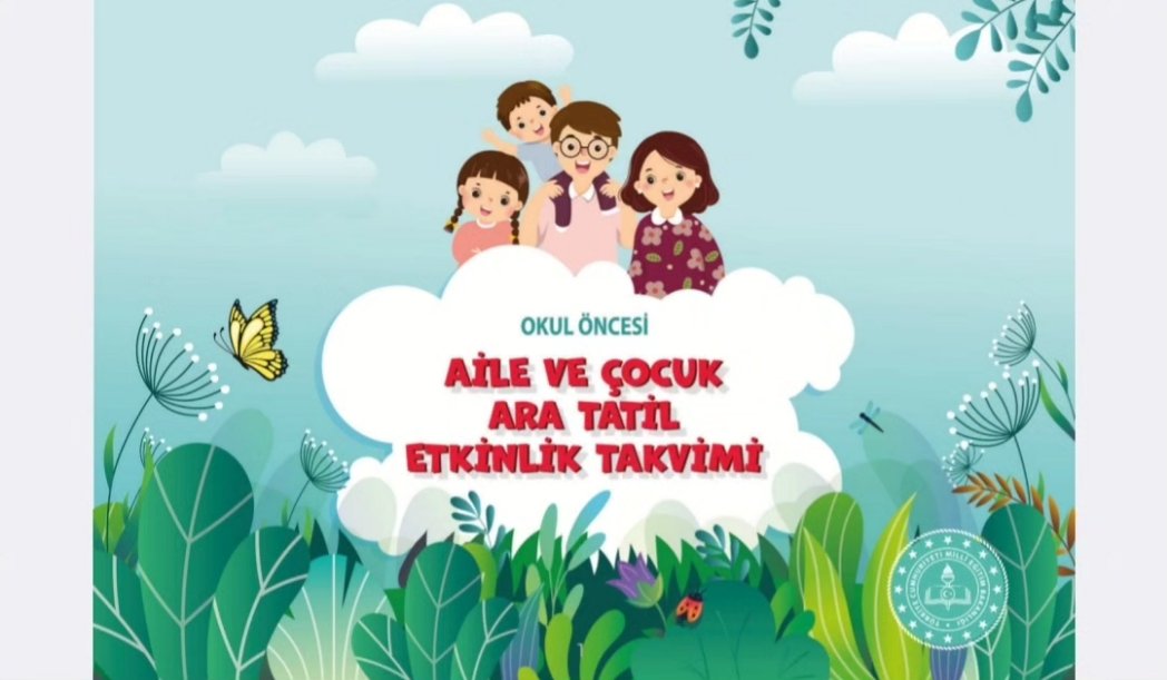 Millî Eğitim Bakanlığınca, evde aile ile geçirilen zamanın niteliğinin artırılması, çocuklara zenginleştirilmiş bir çevre sunulması amacıyla okul öncesi eğitim, ilkokul ve ortaokul öğrencilerine yönelik "Ara Tatil Etkinlik Kitabı" hazırlandı. meb.gov.tr/ogrenciler-ici…