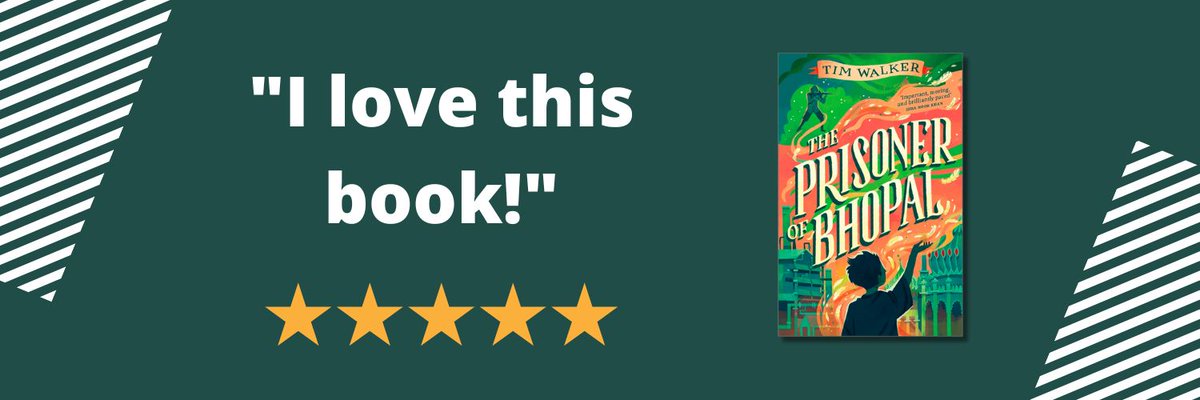 5⭐ review just in from one of our lovely customers for The Prisoner of Bhopal by Tim Walker 🤩 A gripping & magical novel set in India, perfect for 8+ parrotstreet.com/products/the-p… @AndersenPress