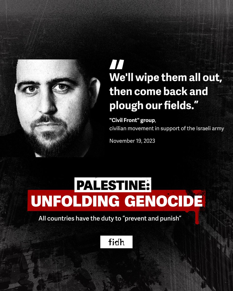 🔴 UNFOLDING GENOCIDE On 19 November 2023, while 'Civil Front', an Israeli citizens' movement created in support of the Israeli army after the Hamas attacks on 7 October 2023, was instrumentalizing children by making them sing, Israeli bombardments had killed more than 16,400…