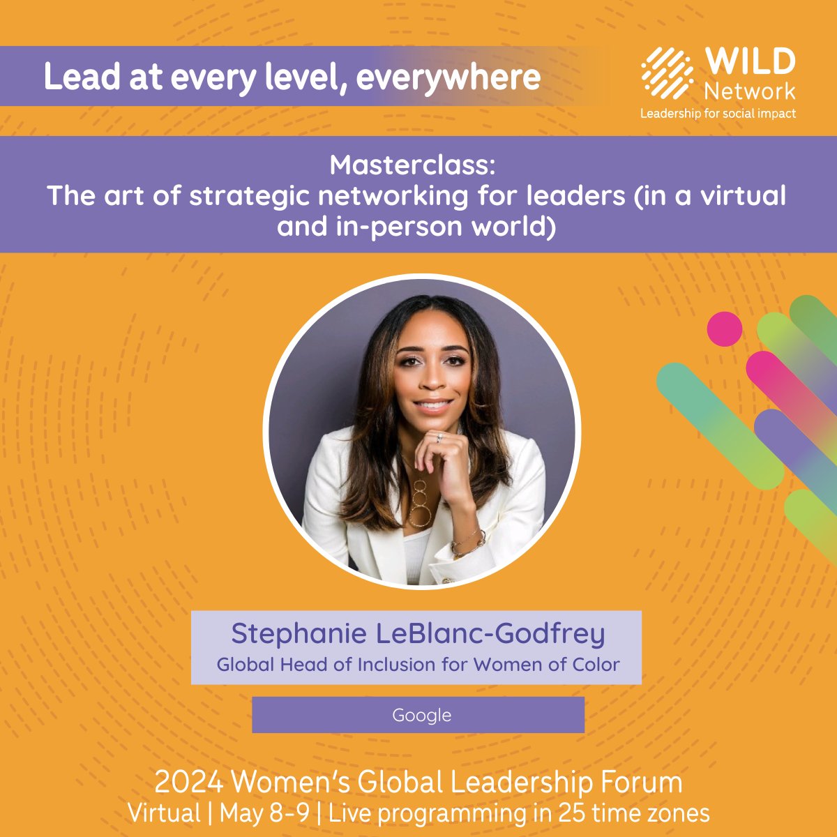 Your ticket to the in-person and virtual Women’s Global Leadership Forum includes these 3 pre-Forum virtual Leadership Masterclasses. Buy your ticket here: thewildnetwork.org/forum/Program/ @hilaryblair @Articulate @erickoester