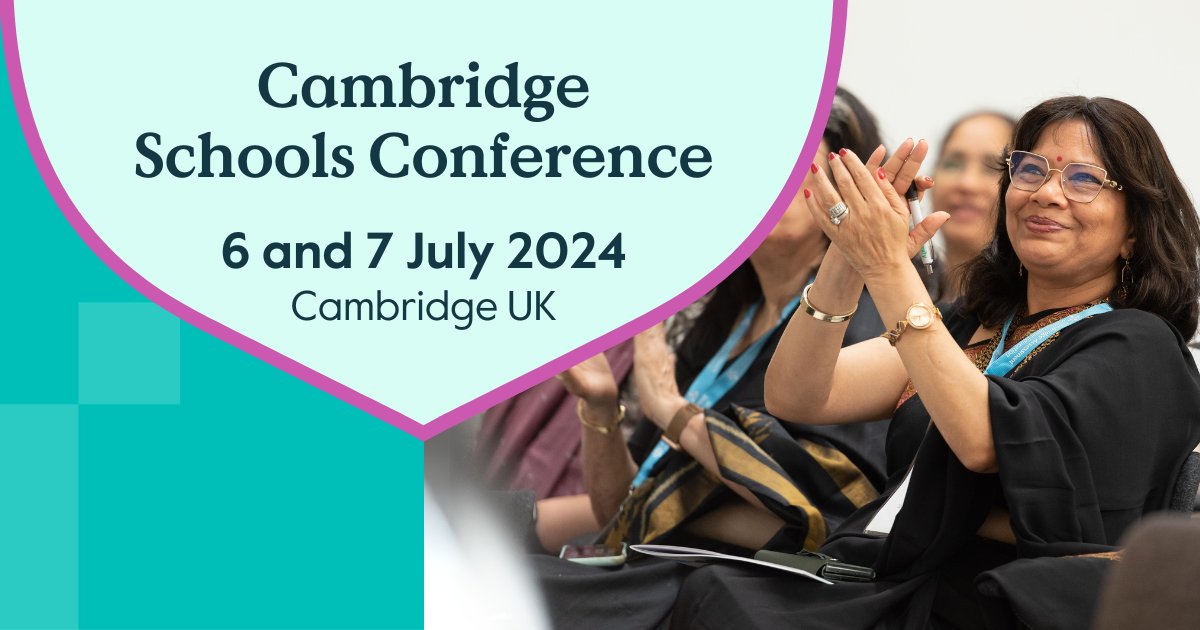 The Cambridge Schools Conference is open for registrations! This year we will explore 'Effective communication: from competence to confidence'. Register by Monday 29 April, to receive a 20% discount! Find more details on our website and book your place: cup.org/4cIPF56