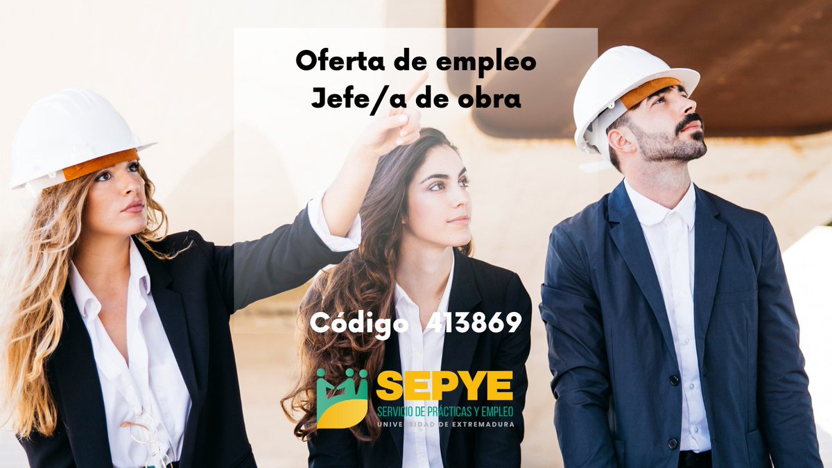 ¡Buenas tardes!

Entra en el portal de la UEx, regístrate y busca la oferta 413869 para inscribirte:

portalicaro.es

#empleo #uex #extremadura