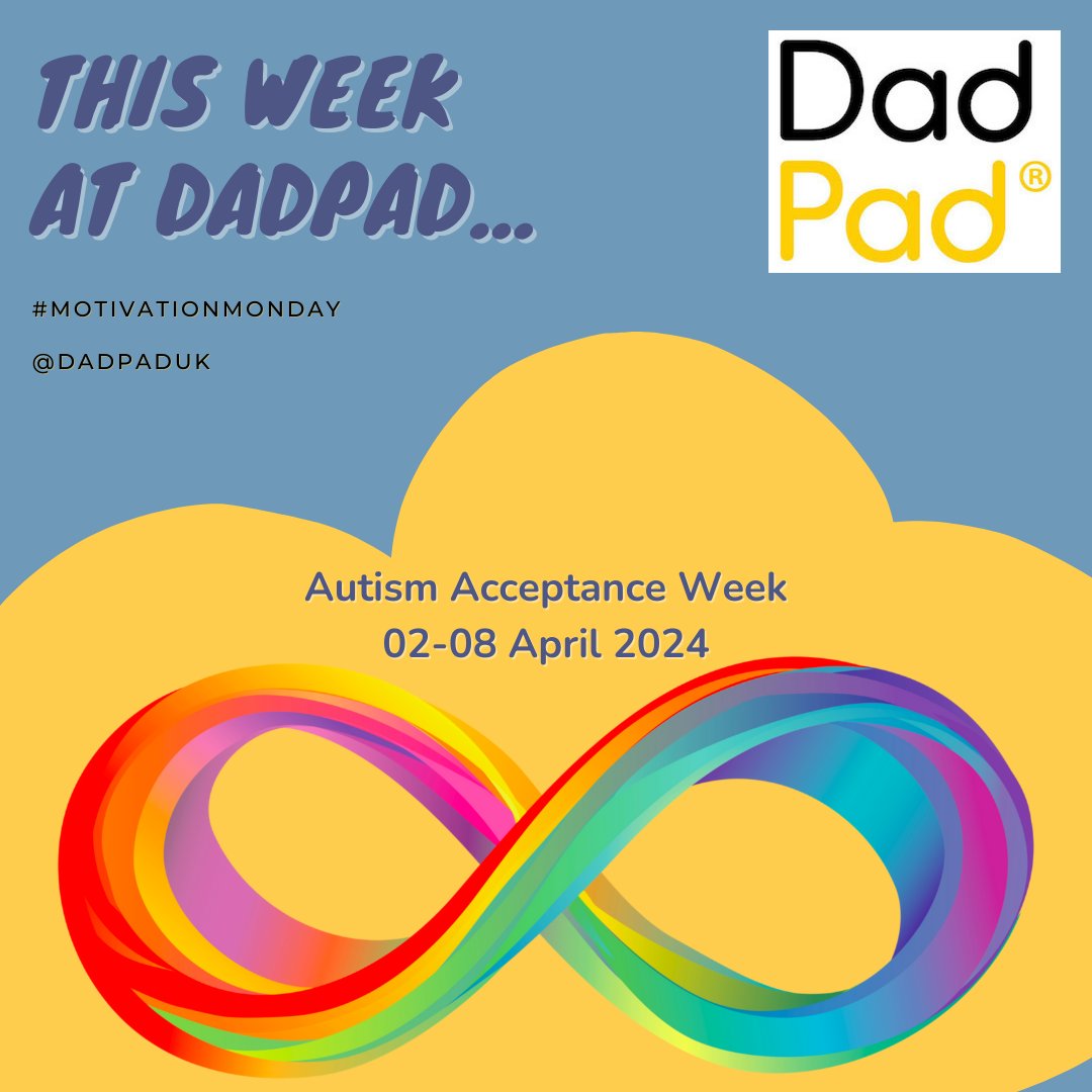 #MotivationMonday ♾️On the last day of this year's #AutismAcceptanceWeek, we've got a fab new blog from @doulageorgie, with info for dads about #autism and how to best support #autistic loved ones. Definitely worth a read and a share! tinyurl.com/m9wxw5ub #dadsmatter
