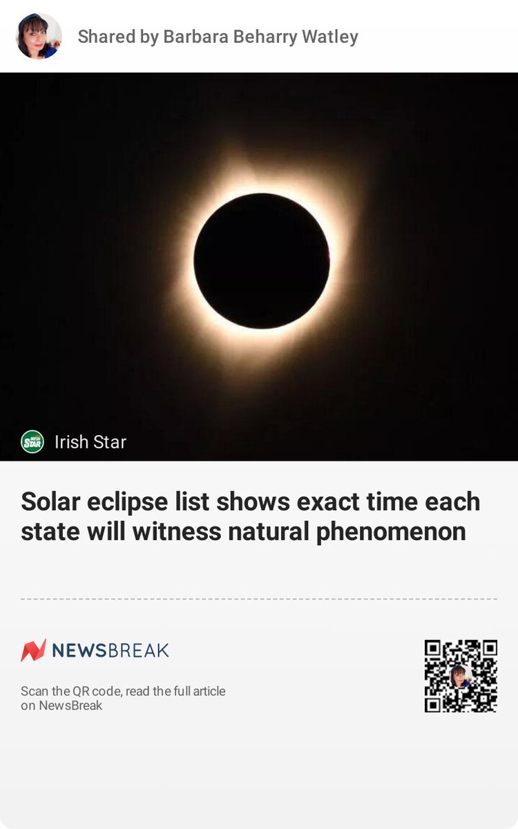 Solar eclipse list shows exact time each state will witness natural phenomenon share.newsbreak.com/6lcbmmmi