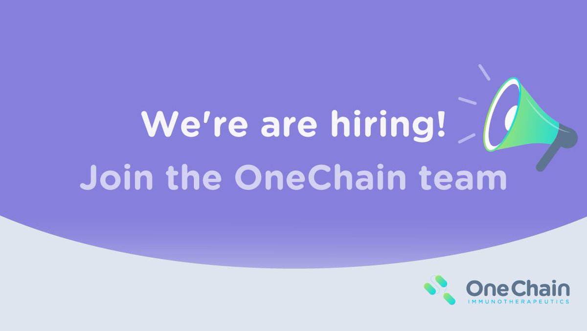 📢 Exciting opportunity at OneChain ! We're looking for a Research Assistant specialized in iPSC to join our team! Competitive salary, collaborative environment, and a mission to combat cancer. Apply by 06/05/2024! Details ➡️ linkedin.com/feed/update/ur…