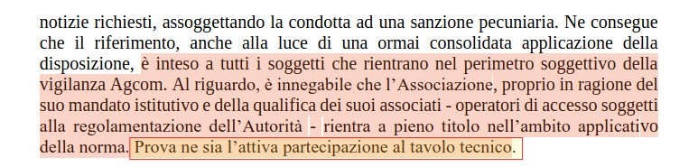 #PiracyShield

Aiutatemi perché sono dotato di <<scarsa intelligenza>>.

Se @assoprovider non può partecipare al tavolo tecnico di @AGCOMunica perché non è noto l'elenco degli associati, come può essere usata come  <<prova>> la partecipazione al suddetto tavolo tecnico?

⬇️