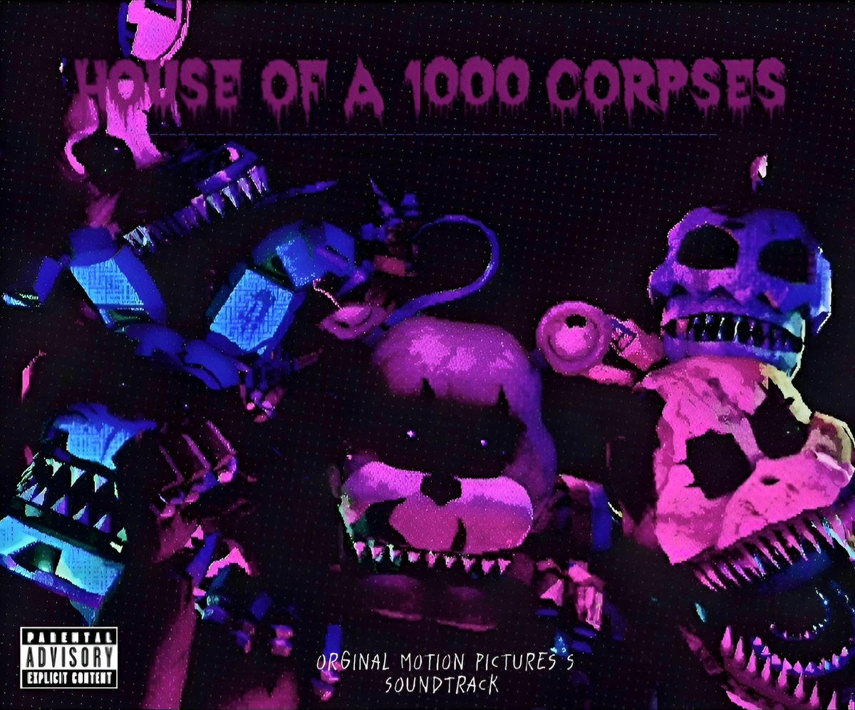 House of a thousand corpses ❗❗
-----------------
#FNAF4 
#NightmareFreddy
#NightmareBonnie
#NightmareChica
#NightmareFoxy