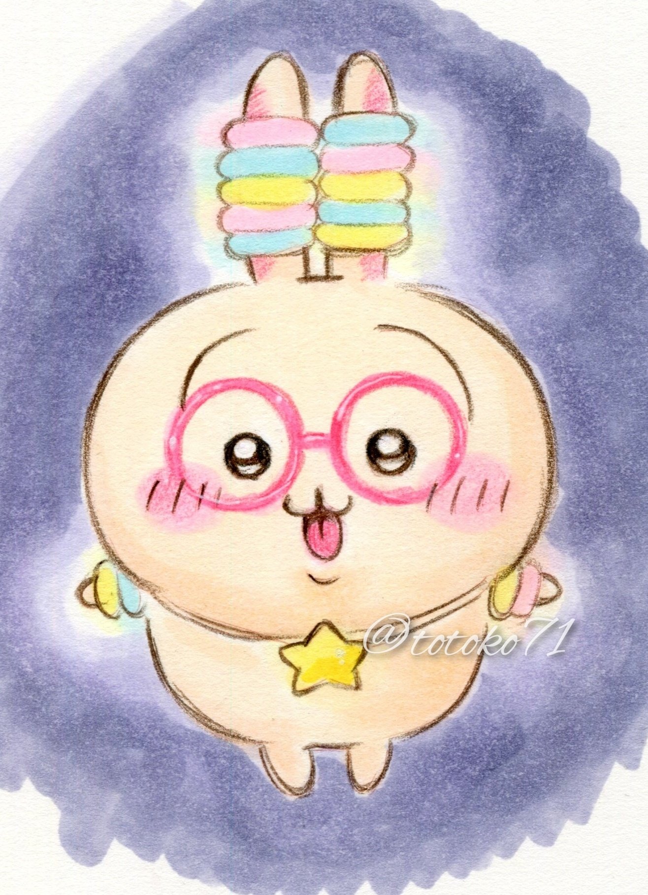 ちい　手描き　イラスト　リクエスト ととこ on X: 