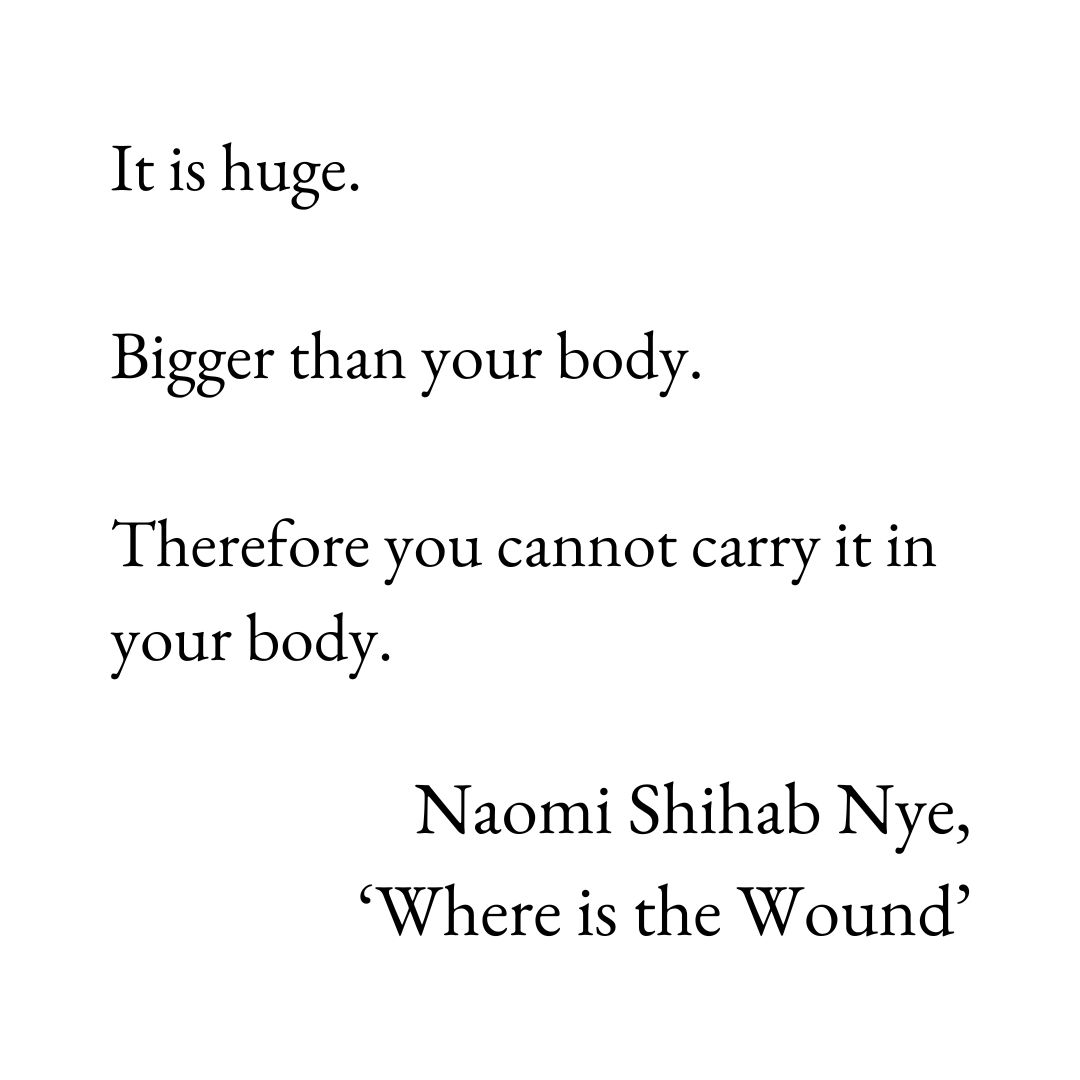 Naomi Shihab Nye's 'Where is the Wound' was published in #ThePoetryReview Spring 2024.

Naomi will read at the launch alongside Emily Berry, Safiya Kamaria Kinshasa and Verity Spott on 11th April 7pm BST.

Book: bit.ly/TPRlaunchSprin…

Buy your copy: bit.ly/ThePoetryReview