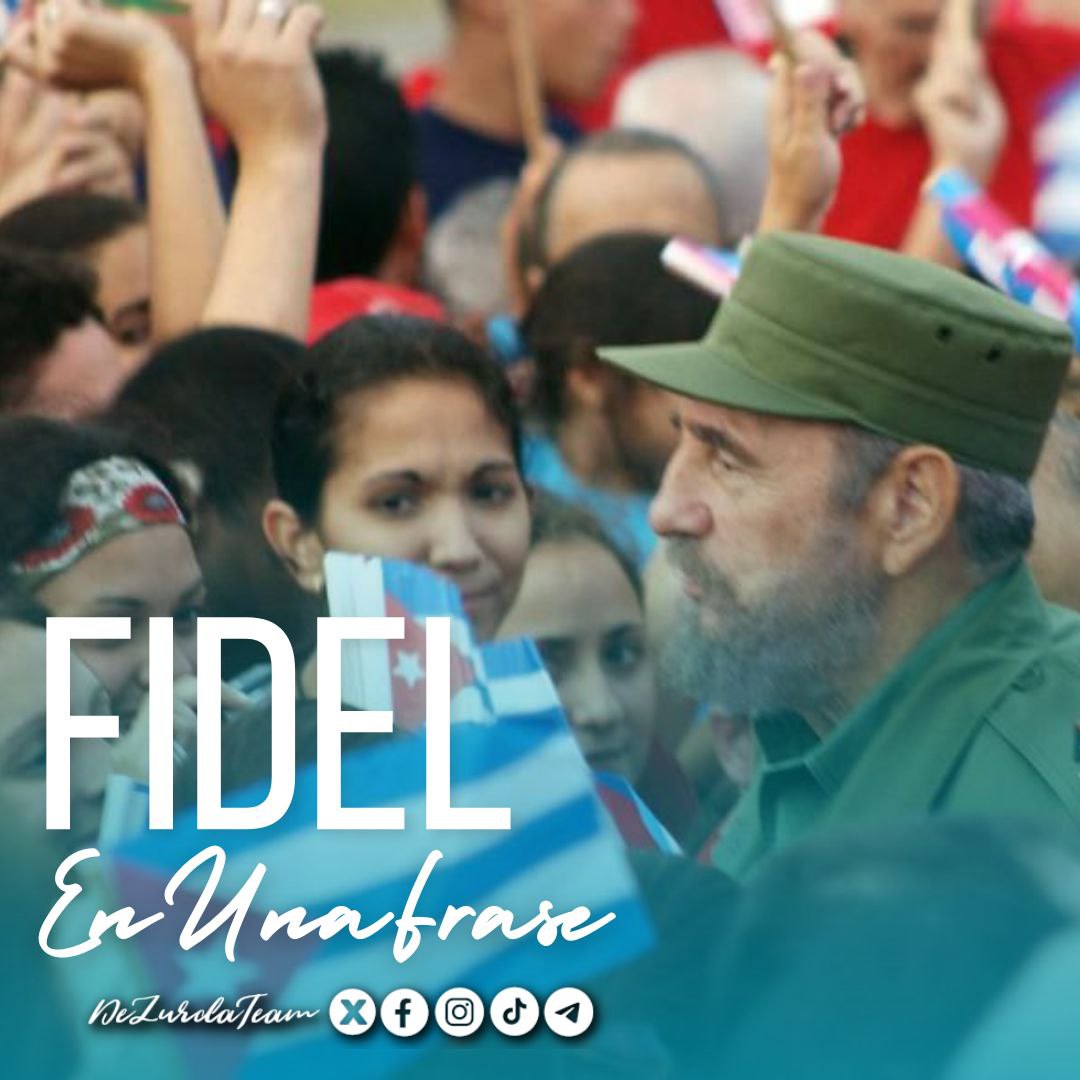 #FidelEnUnaFrase “Es importante que el pueblo🇨🇺 sepa desde hoy y comprenda que la Revolución no podrá ser tarea de un día, ni de dos, ni de tres; que nuestros males no encontrarán solución de la noche a la mañana; q será preciso trabajar mucho; que al igual q la guerra no se ganó…