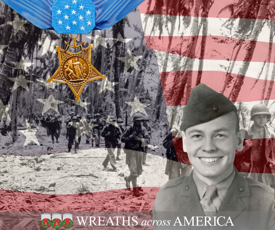 It’s #MedalofHonorMonday! Assailed by a volume of small-arms, mortar, and artillery fire as he advanced with his section in the initial assault wave, Marine SGT Darrell Cole led his men up the beach toward Airfield No. 1 despite the curtain of shrapnel. bit.ly/3VGADXH