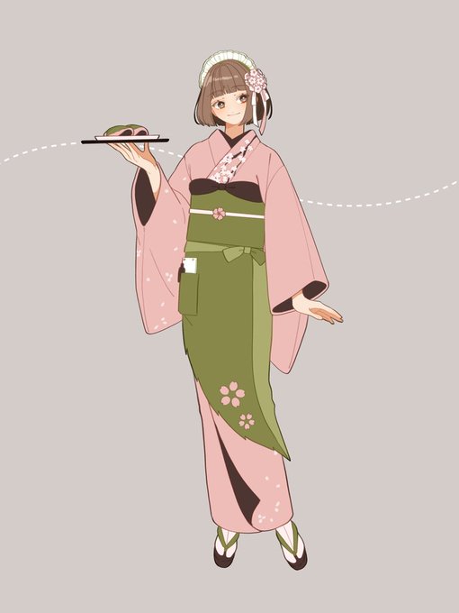 桜もち×メイド 
