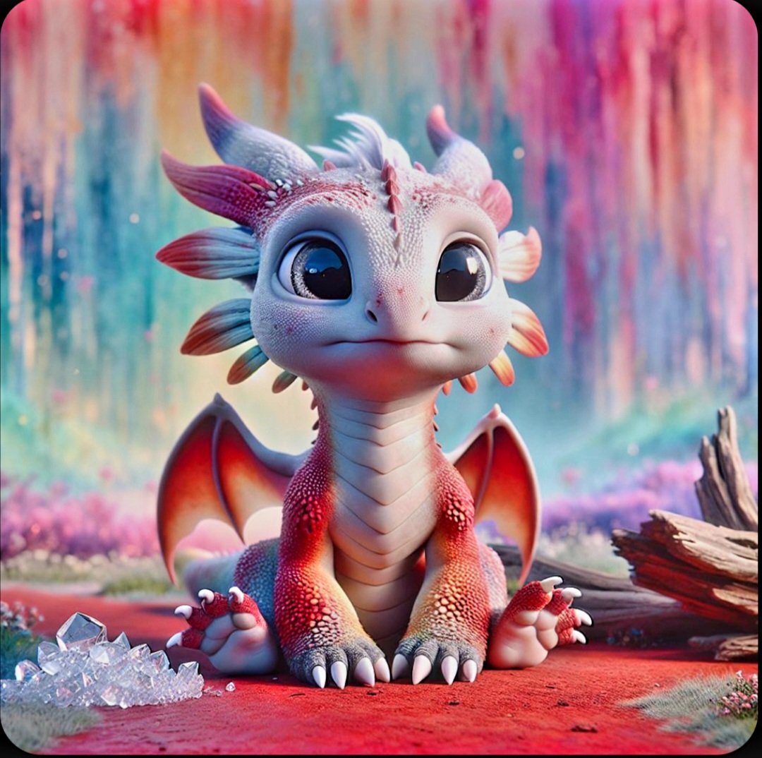 This Flawless Gray Eyed Baby #DragonZ is sitting Colorfully on a Path Seriously watching over her Pile Of Diamonds 💎💎💎 CongratZ on the 4 hour mint out on the BlockChain that was made affordable for all! #MainnetZ #NetZFinance