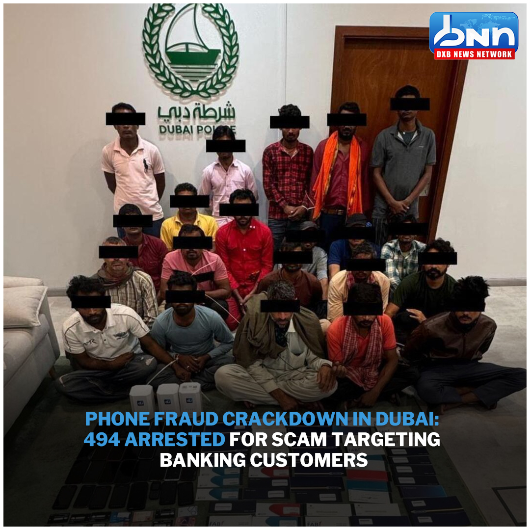 Phone fraud crackdown: Dubai police arrest 494 in banking customer scam cases
.
Read Full News: dxbnewsnetwork.com/phone-fraud-cr…
.
#DubaiPolice #PhoneFraud #BankingSecurity #FinancialScams #FraudPrevention #dxbnewsnetwork #breakingnews #headlines #trendingnews #dxbnews #dxbdnn