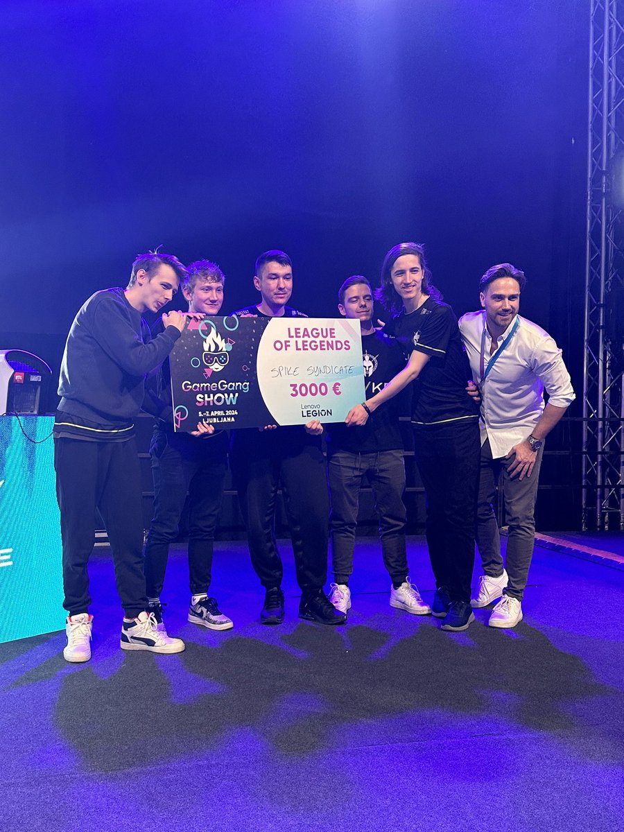 Congratulations, boys! 🥳 Thank you for representing us at the Game Gang show 2024 ❤️ GG @EsportsDiamant 👍