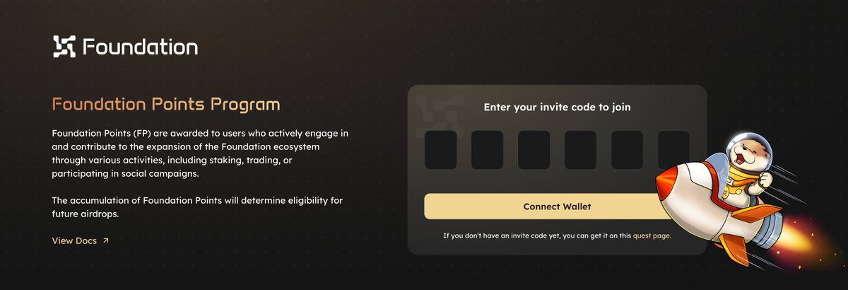 IT'S CHECK-IN TIME!! Foundation Points website is launched. 🚀 foundation.network/points Visit the website and gear up to be among the first to help shape the Foundation ecosystem🔥