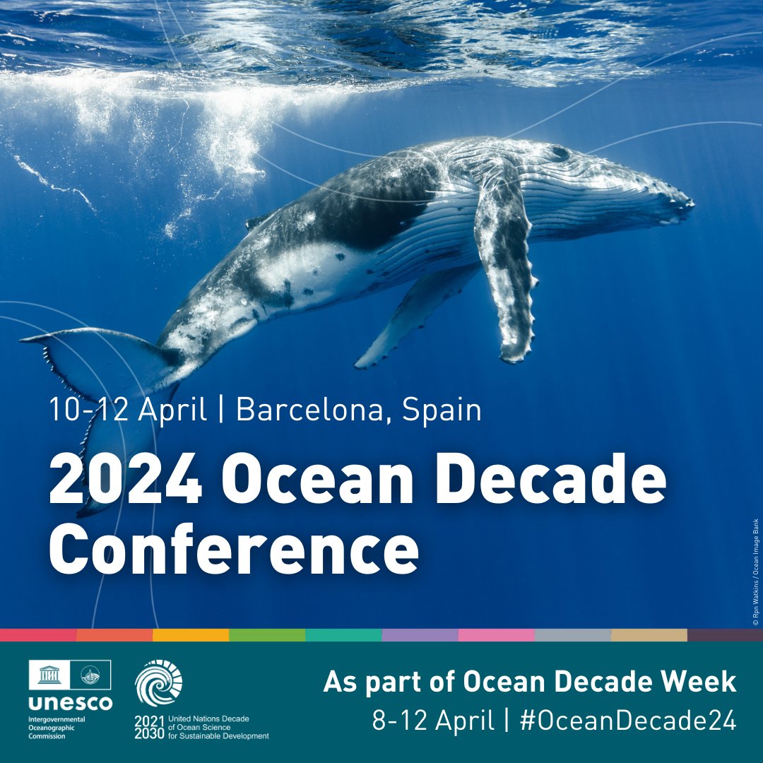 Welcome to the @UNOceanDecade conference in Barcelona! 🇪🇸 This week, the global ocean community will discuss solutions for a healthy, clean and resilient ocean, for a sustainable #BlueEconomy and to inspire #OceanAction. oceandecade-conference.com/programme.php @IocUnesco #OceanDecade24