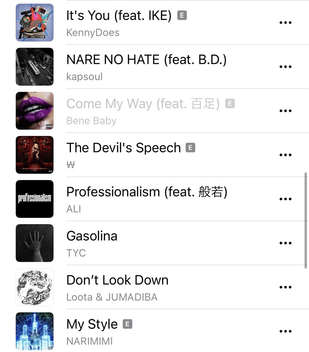 #月間PLAYLIST
28曲追加

5lack
GADORO
ALI
WILYWNKA
VIGORMAN
DJ TATSUKI
Loota &amp; JUMADIBA
LUNV LOYAL
Only U
Bene Baby
KennyDoes
Farmhouse
NARIMIMI
₩
TERRA
Purge Trxxxper &amp; X 1ark
GAKICHANBARAPOP
Kene
nns
$ETTKYOLI
BiLLy
uyu
Sassha Amiri
MIKADO
10g Japan
水仙
kapsoul
TYC