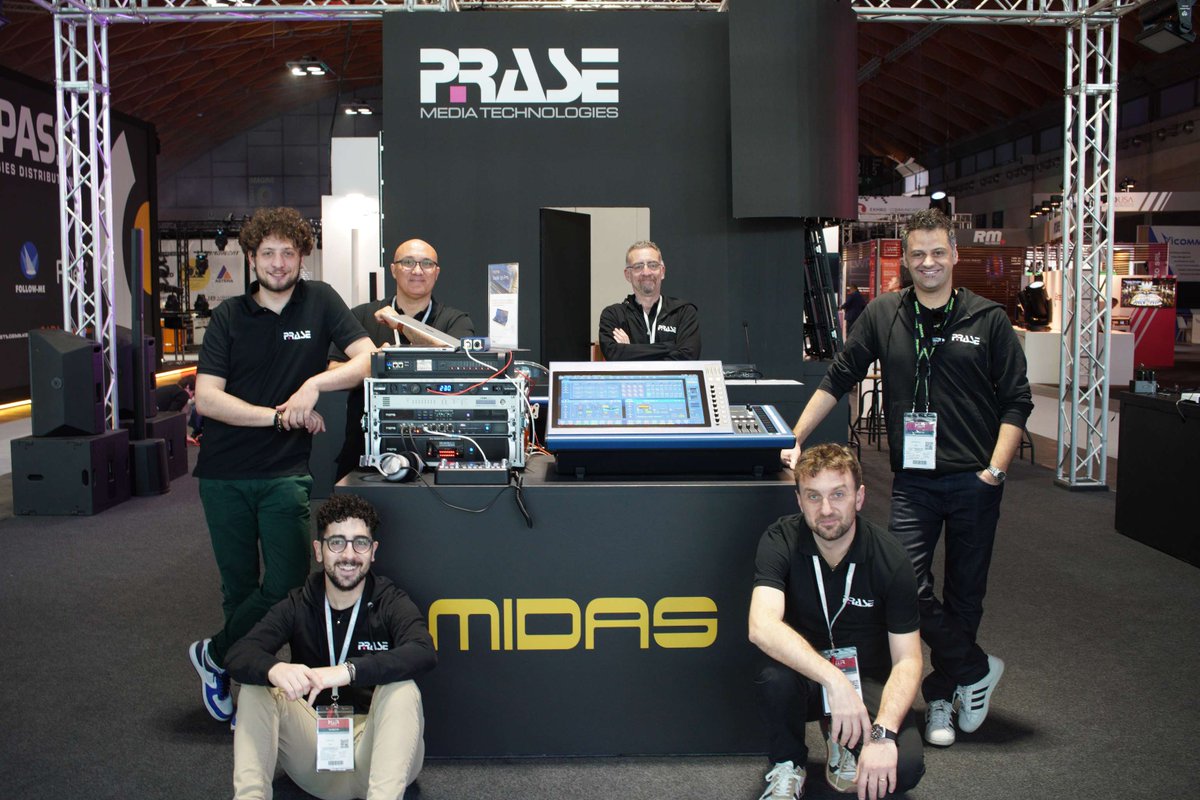 Is anyone attending MIR in Rimini, Italy? 🇮🇹 Come visit us with @PraseMediaTechnologies at A3 stand 120! #midasconsoles #MIR #PraseMediaTechnologies #Rimini #soundengineer #audioengineer #livesound #mixengineer #proaudio #prosound #live #livemusic