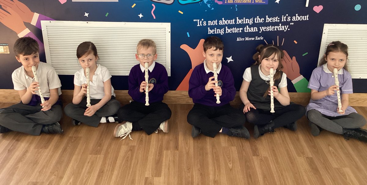 Our Year 2 children have been learning to play the recorder!  They practised the song 'Zootime' and performed it in assembly to the Year 1 children. <a href="/ElliotSchools/">Elliot Foundation</a>