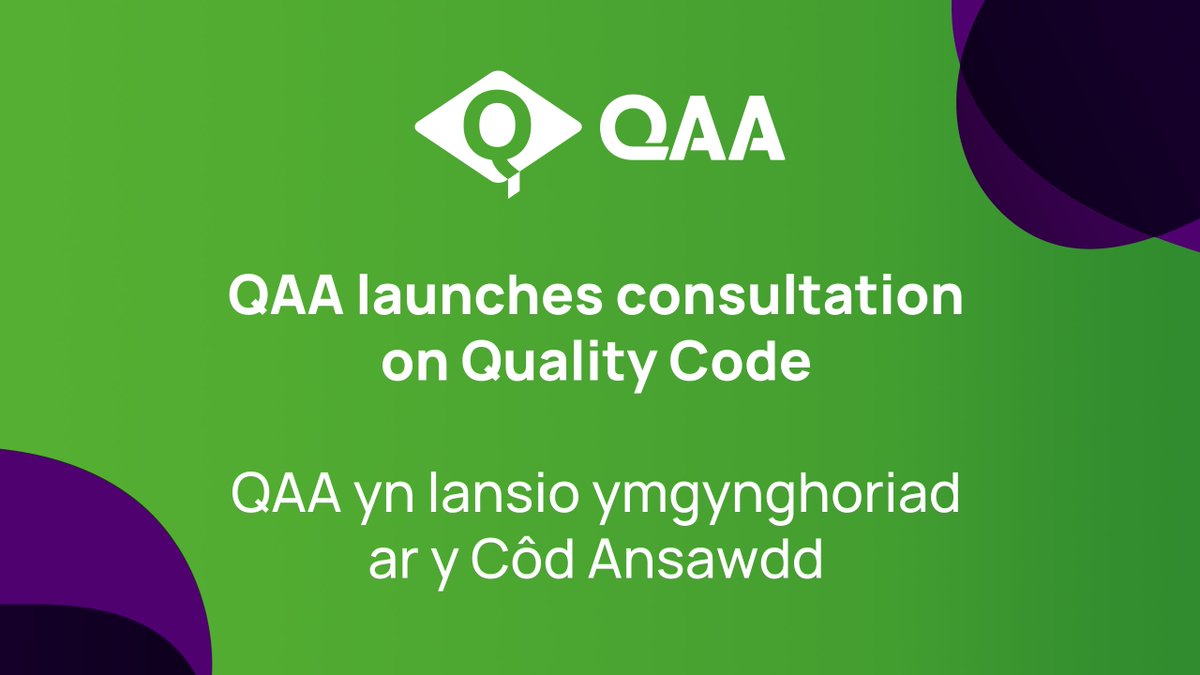 We have launched the formal consultation on the proposed 2024 edition of the UK Quality Code for Higher Education. All responses should be submitted via our online survey by 17 May 2024, 5pm 👇 qaa.ac.uk/the-quality-co…