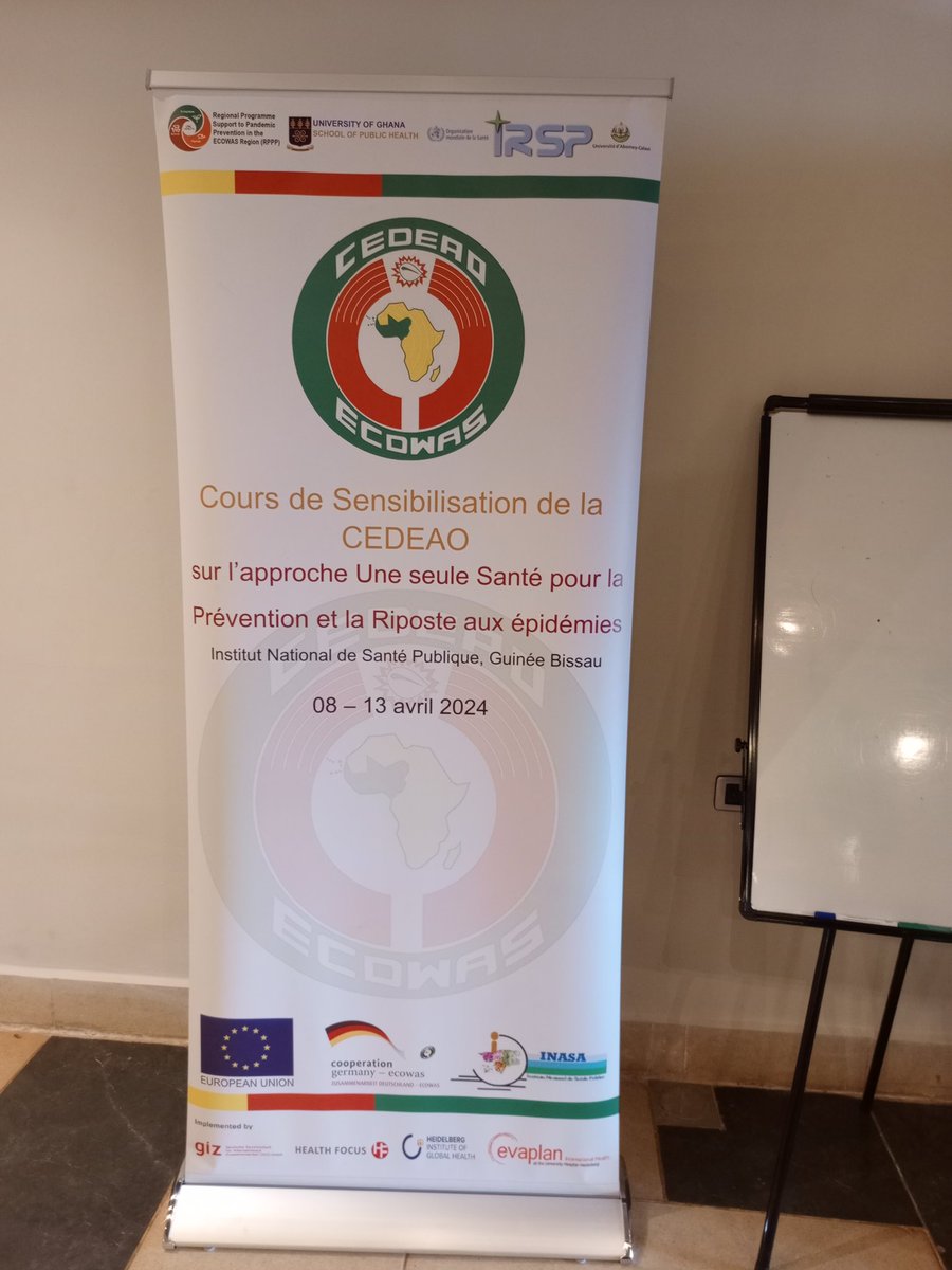 📢Exciting news from Bissau in Guinea Bissau🇬🇼! Today marks the launch of a crucial One Health sensitization course supported by @giz_gmbh and @OoasWaho. Promoting collaboration across human, animal and environmental Health for a healthier future. @Ecowas_cdc @vlokossou