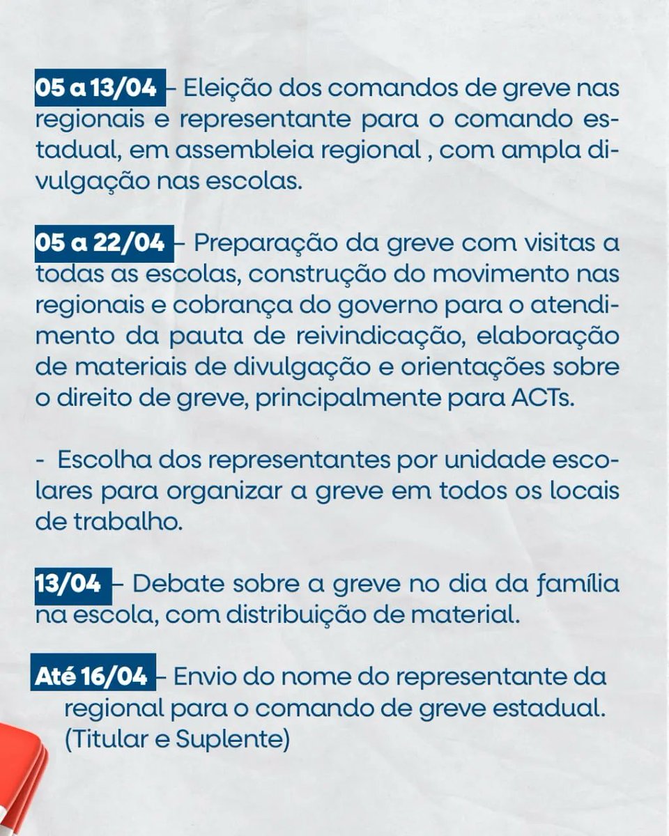 sintesc's tweet photo. Agora é greve! A nossa assembleia foi histórica, mas a luta continua.
A mobilização não pode parar, por isso professor e professora confira nosso calendário de paralisação e participe das atividades da sua regional.
Só a luta conquista nossos direitos 💪🏻📚#SC #greve #Sintesc https://t.co/UAORslLYnM