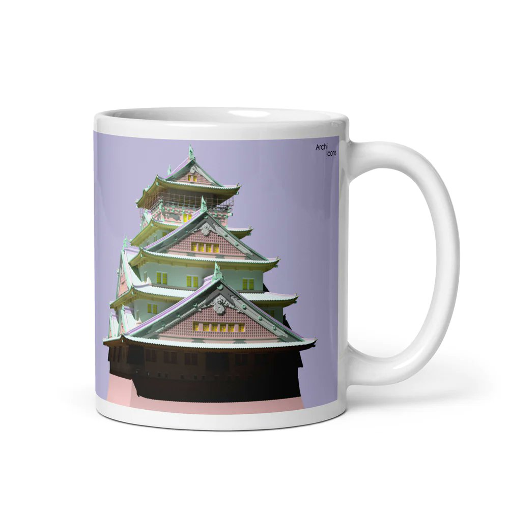 Any of you been watching the amazing FX Show 'Shogun'? Well we have a collection celebrating the central tower of Osaka Castle that features heavily in the show (and will perhaps be taken by Toranaga?!) architectural-icons.com/collections/ar…