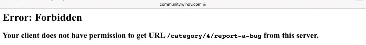 - What‘s wrong with your servers @Windycom? This happens with several browsers Safari, Opera, Chromium e.g. Don’t want users? Well, ok then… -