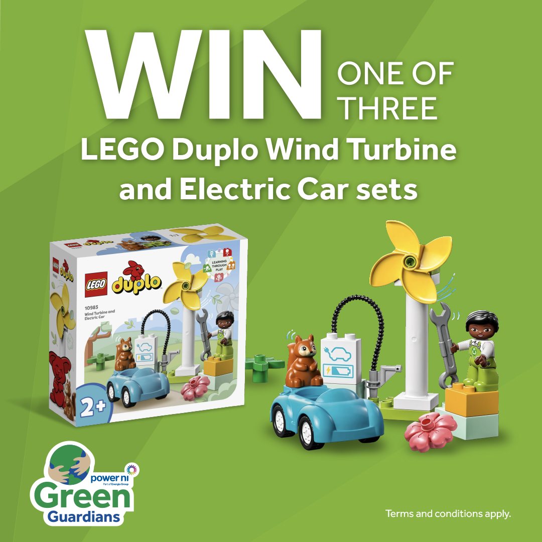 We're giving away 3 Lego Duplo Wind Turbine and Electric Car Sets - perfect for little Green Guardians! To enter: - Like this post - Answer this question - what planet features in our Green Guardians logo? View Terms & Conditions at bit.ly/4cPuoHa