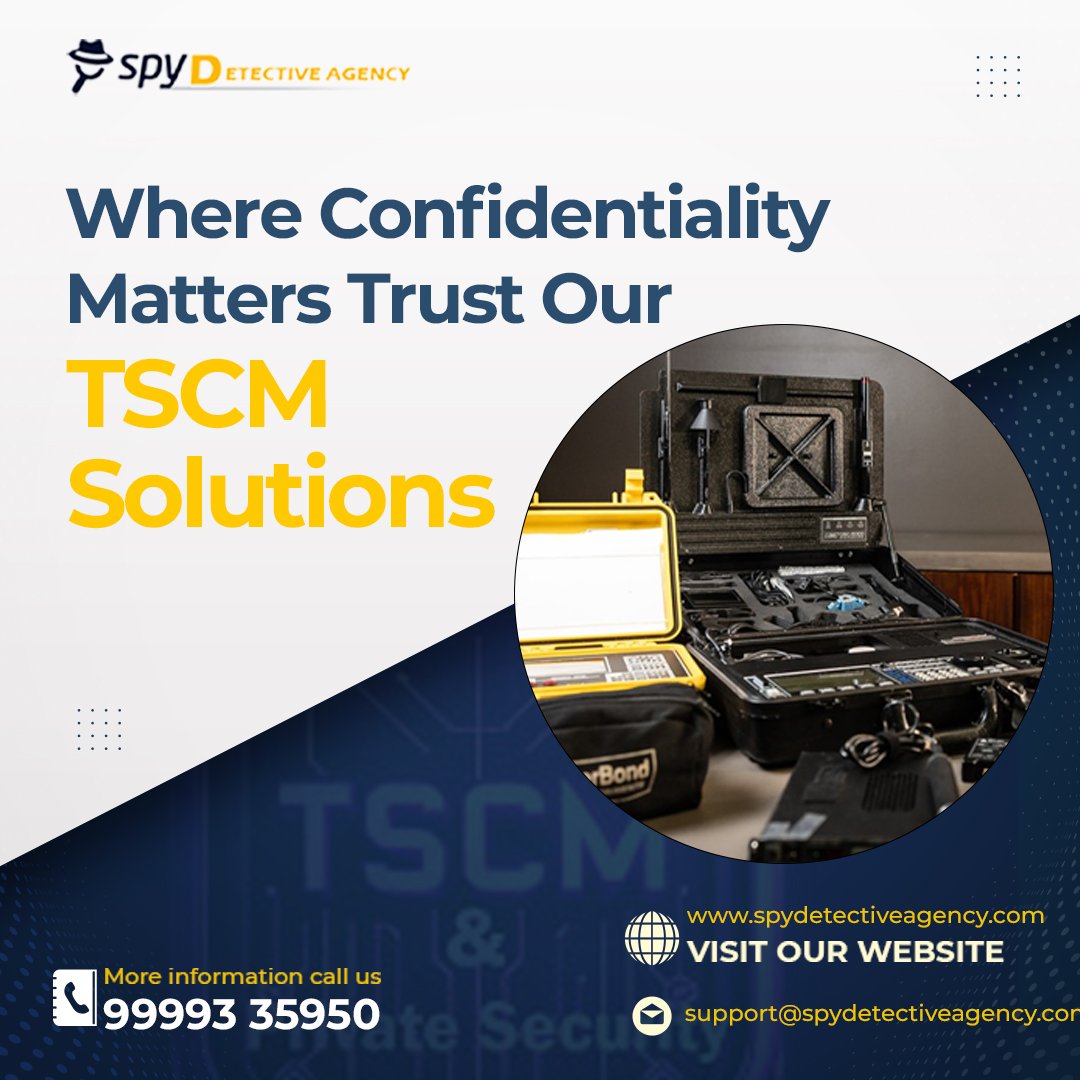 Where Confidentiality Matters Trust Our TSCM Solutions🕵️‍♂️ Protect your peace of mind with our cutting-edge TSCM solutions! Safeguard your confidentiality and ensure secure silence with our expert services.🕵️‍♂️ 🌐: shorturl.at/gJOU3 📞: +91 999 933 5950 #BugSweep #TSCM #SPY
