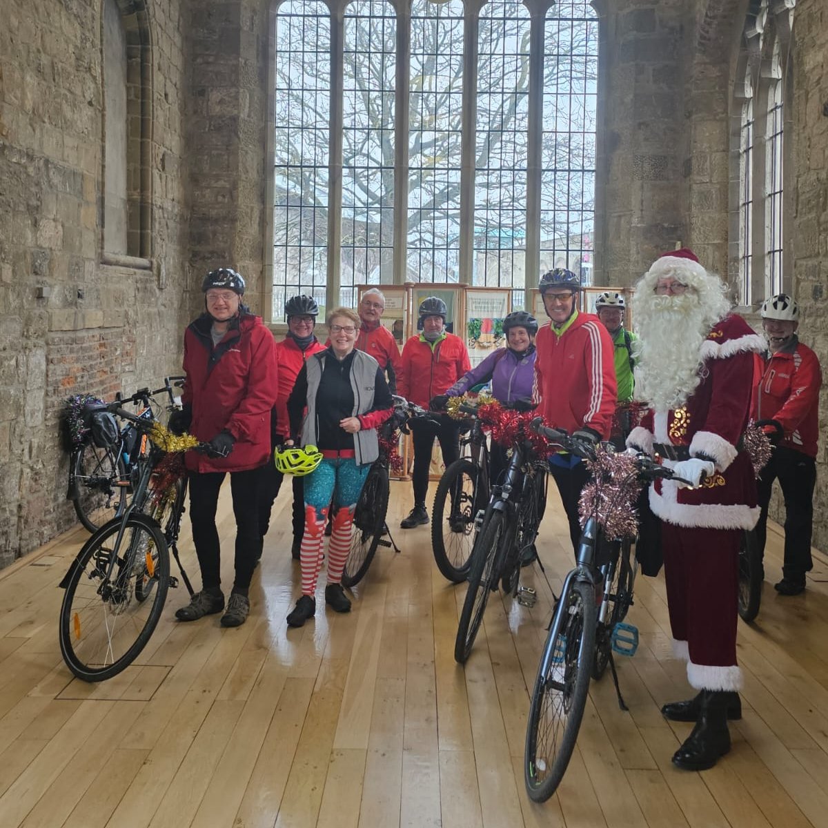 Fancy cycling the Tyne Derwent Way? Jump on your bike and meet Teams Wheelers Community Cycle Club* at 10am on Thursday at the Dunston Staiths #tynederwentway *Santa will not be present - although he did swing by St Mary's in December so Teams Wheelers must be on the 'nice' list