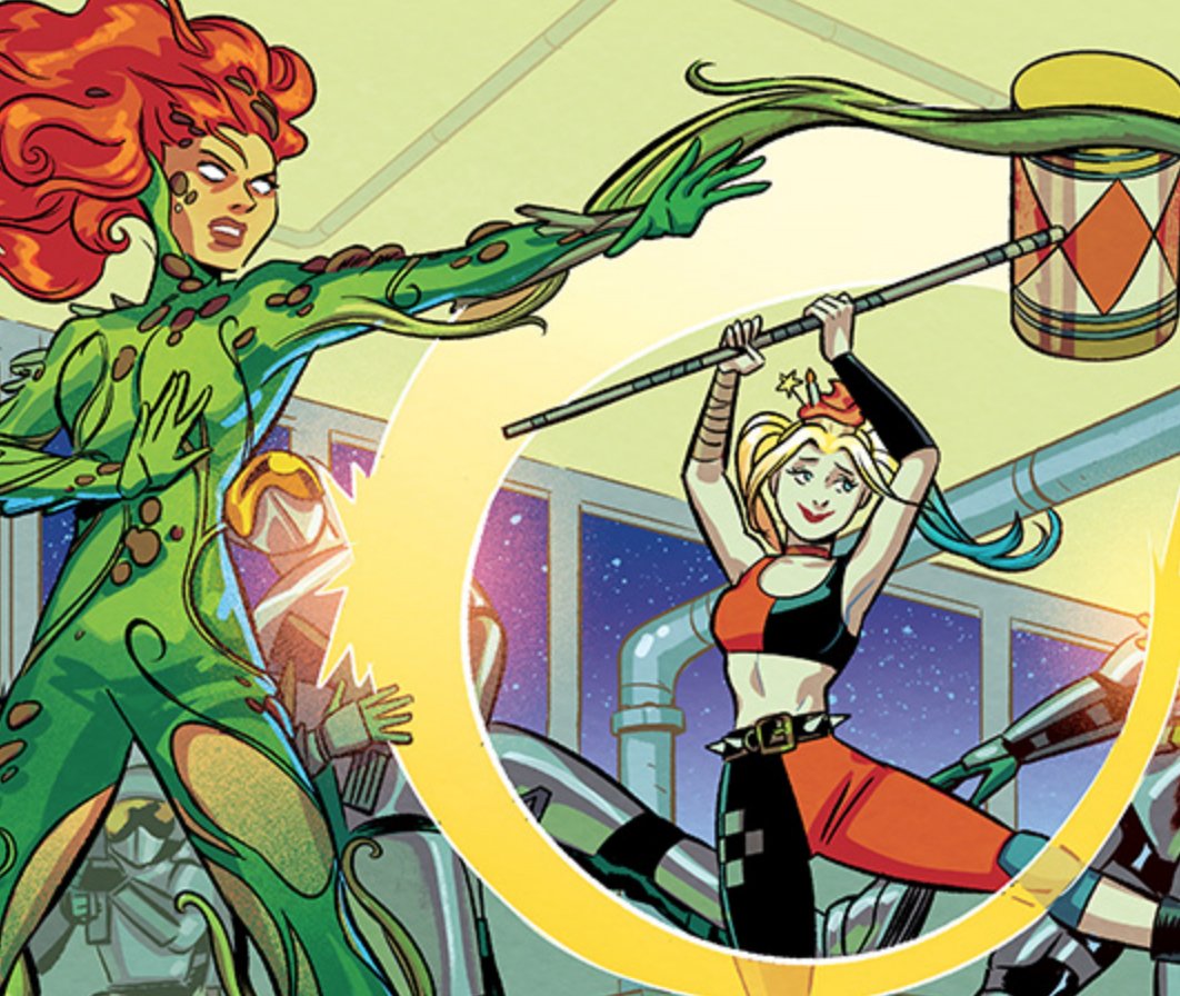 Some pics of my next work in HARLEY QUINN #38 with Nick Filardi’s colors