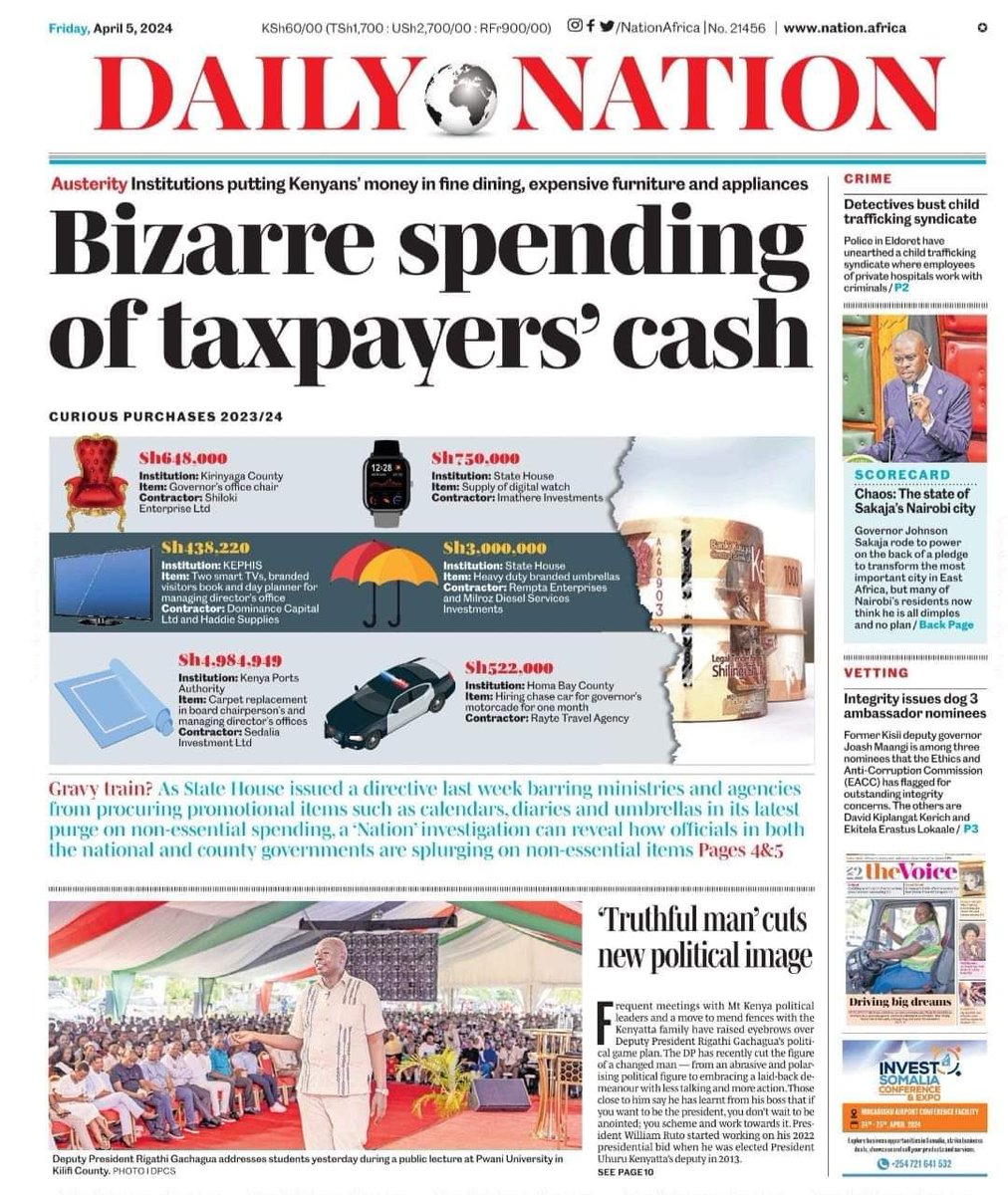 samirasawlani's tweet photo. Since I share the Kenyan front pages every day I thought I should pick out a few from the last few months https://t.co/h0PNgysMIg