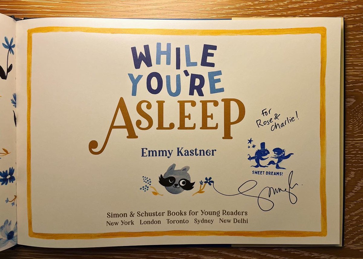 A lovely story-time pajama party and illustration tutorial @LiteratiBkstore with the wonderful @emmykastner! All the kids loved listening to #WhileYoureAsleep, and the Westons read our freshly signed copy twice more before bedtime. @SimonKIDS @simonschuster