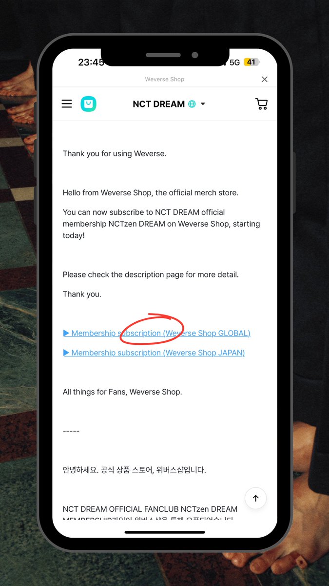 วิธีสมัคร membership น้องดรีม ในแอพ weverse ค่า เผื่อใครไม่เคยสมัครแล้วอยากสมัครเอง

สมัครได้ถึงวันพุธนี้ 21:59 น. ถึงจะซื้อรอบพรีเซลได้❗️