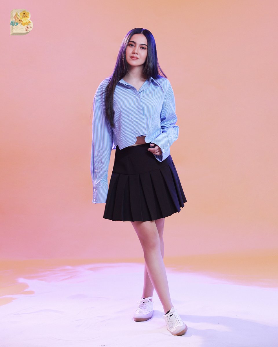 Slay the summer scene with #AtashaMuhlach's perfectly preppy style! 💙 Uncover the art of looking sexy without baring it all. Get her #BENCHSummer2024 look: Longsleeves (YLR0600) P1299.75 Skirt (YKL0257) P899.75